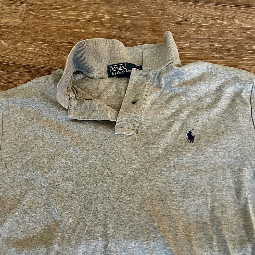 Polo Ralph Lauren short sleeve gray polo